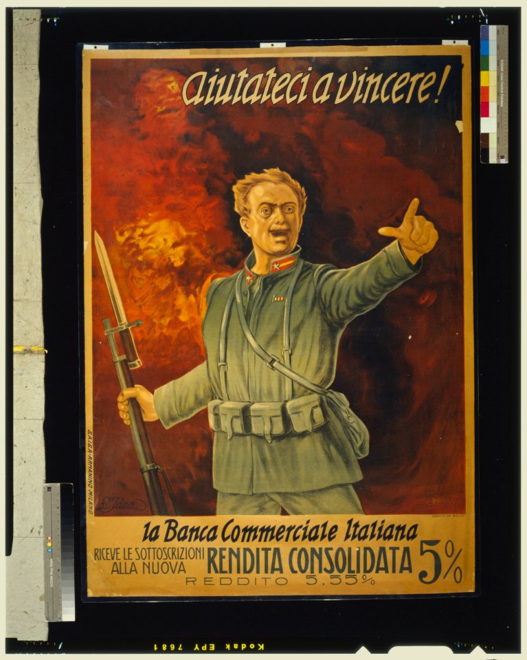 Aiutateci a vincere! la Banca commerciale Italiana - Barchi ; L'Idea. LCCN2006680283