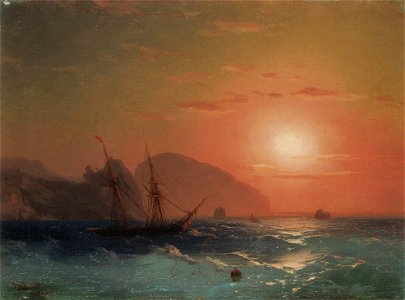 Aivasovsky Ivan Constantinovich View Of The Ayu Dag Crimea