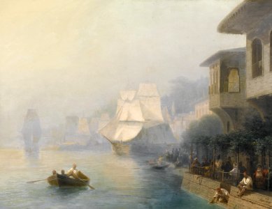 Aivazovsky Bosporus. Free illustration for personal and commercial use.