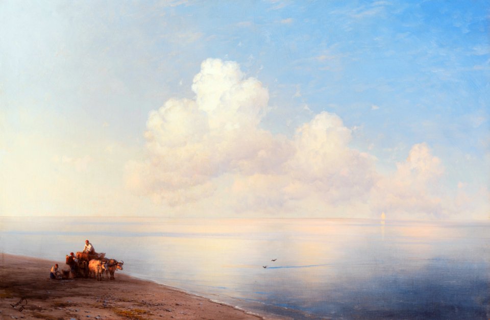 Ruhige See by Iwan Aiwasowski, 1887