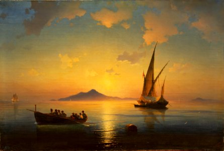 Иван К. Айвазовский - Неаполитанский залив (1841)