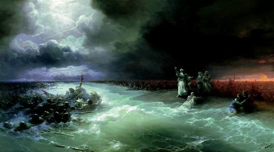 Aivazovsky Passage of the Jews through the Red Sea
