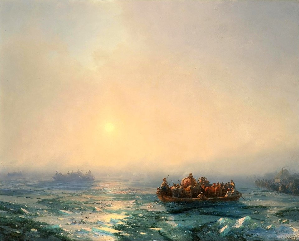 Aivazovsky Ice on Dnipro