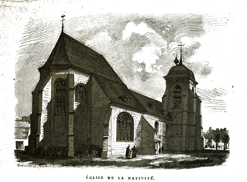 Aix en othe église Stat Monumentale Aube 01030