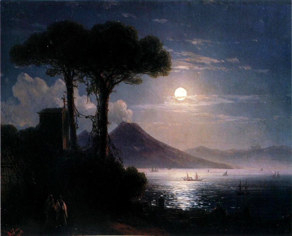 Aivazovsky, Moonlight in Naples