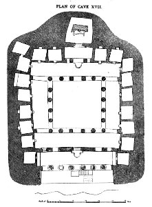 Ajanta Cave 17 plan