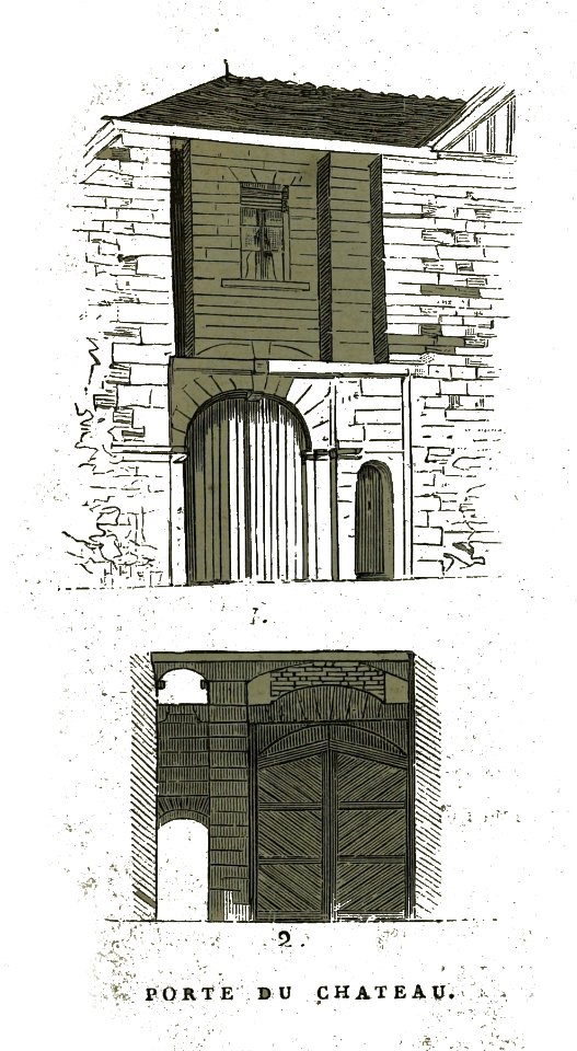 Aix en othe porte du chateau 01031