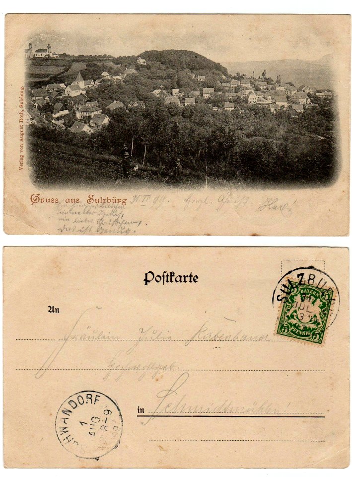 AK - Sulzbürg sw - 1899