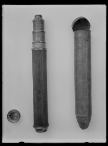 Akromatisk kikare, fältkikare, marinkikare, 1760-tal - Livrustkammaren - 35083