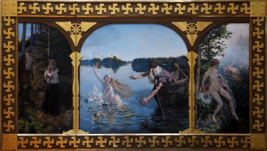 Akseli Gallen-Kallela - Aino Triptych (1889)