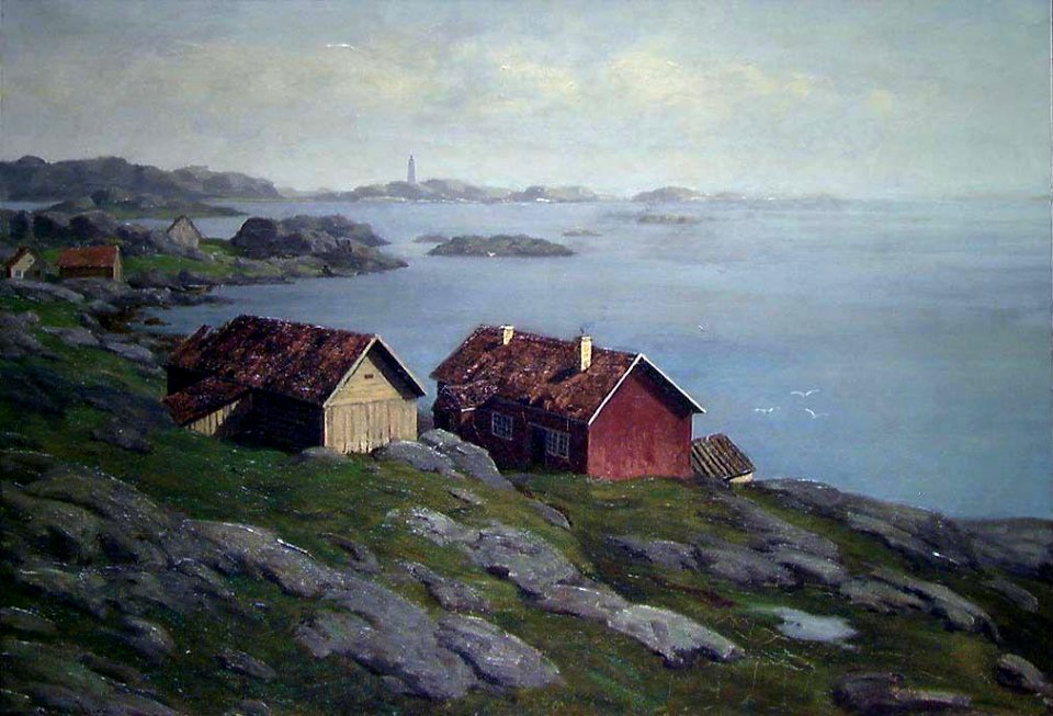 Betzy Akersloot-Berg - Landscape at the Coast - NG.M.04368 - National Museum of Art, Architecture and Design