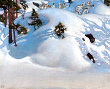 Akseli Gallen-Kallela - February Vision (1905)