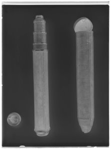 Akromatisk kikare, fältkikare, marinkikare, 1760-tal - Livrustkammaren - 35083-negative
