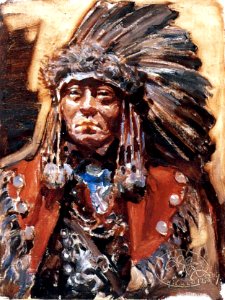 Akseli Gallen-Kallela - Indian Chief Clear Water