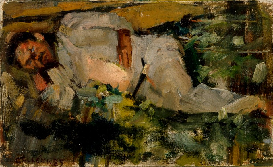 Akseli Gallen-Kallela - Kekki the Farm-Hand - A III 2153 - Finnish National Gallery