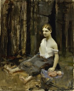 Akseli Gallen-Kallela - Clandestine Birth