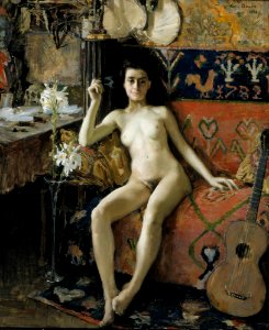 Akseli Gallen-Kallela - Démasquée (1888)