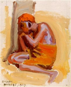Akseli Gallen-Kallela - An African Resting - A III 2173 - Finnish National Gallery