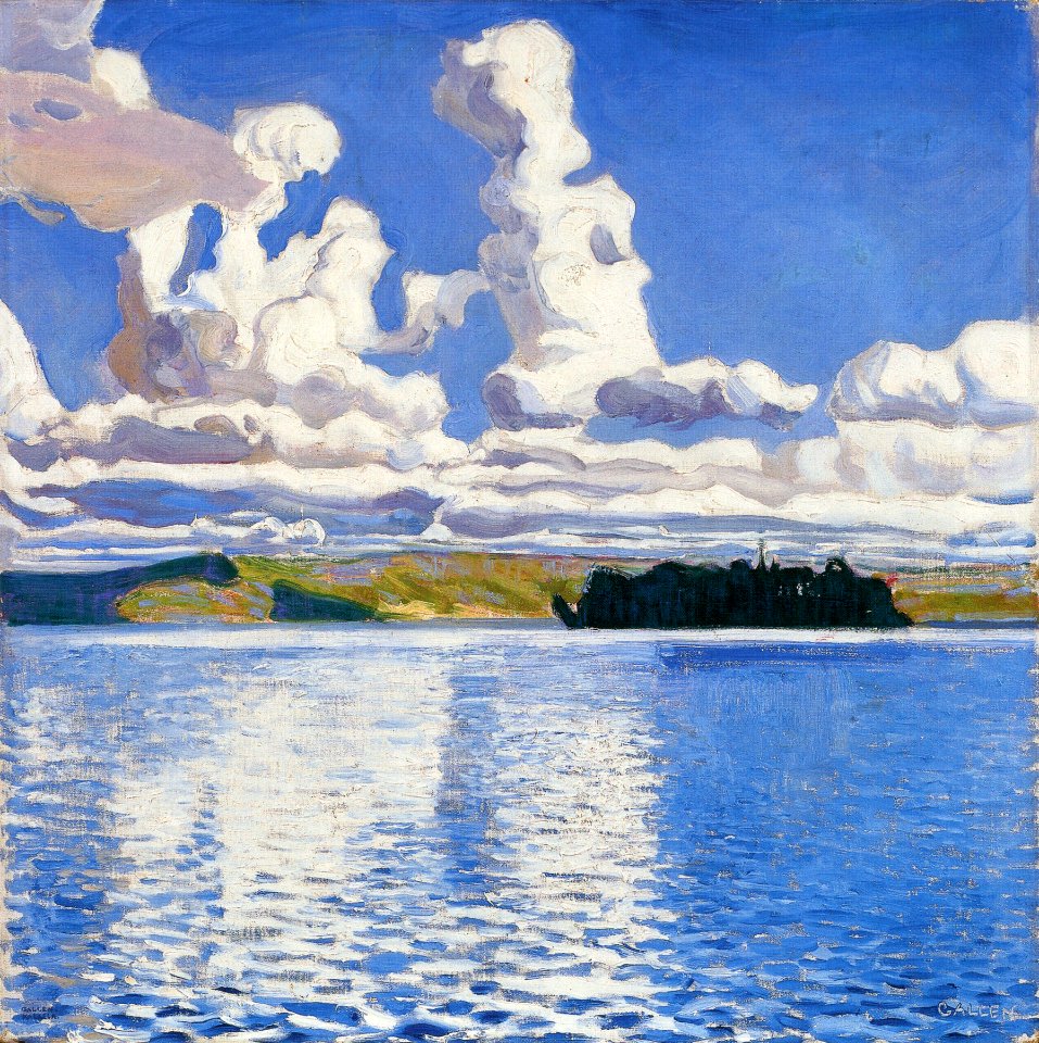 Akseli Gallen-Kallela - Pilvi tornit (1904)