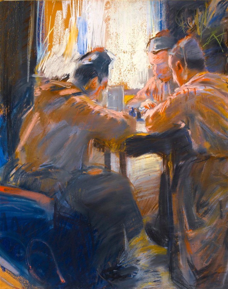 Akseli Gallen-Kallela - Card Players