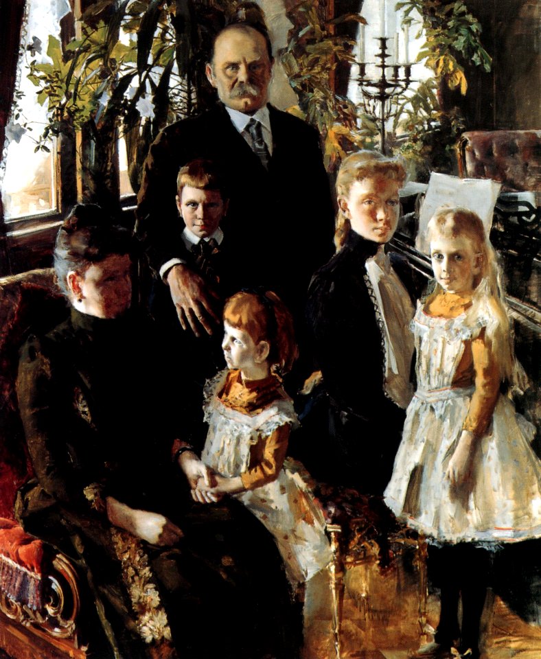 Akseli Gallen-Kallela - Antti Ahlström and Family
