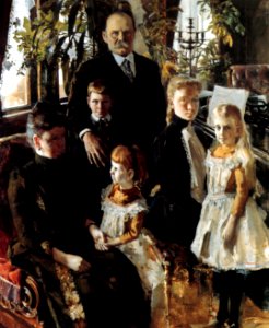 Akseli Gallen-Kallela - Antti Ahlström and Family