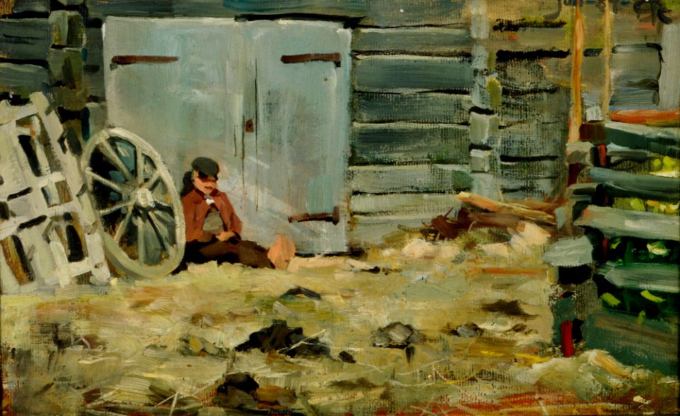 Akseli Gallen-Kallela - In the Sunshine - A II 1134 - Finnish National Gallery