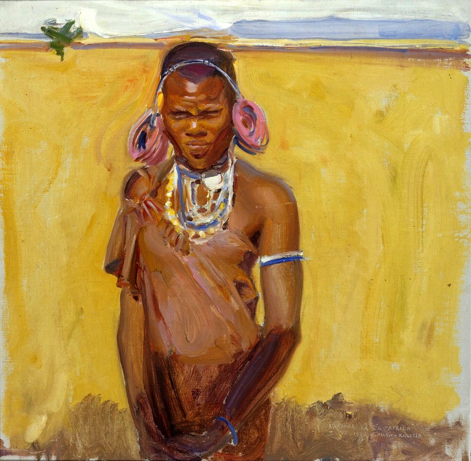 Akseli Gallen-Kallela - Kikuyu Woman