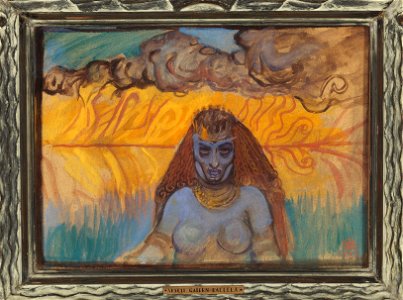Akseli Gallen-Kallela - Babylonian Woman (upper body)