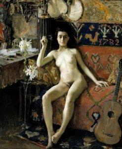Akseli Gallen-Kallela - Démasquée - Google Art Project