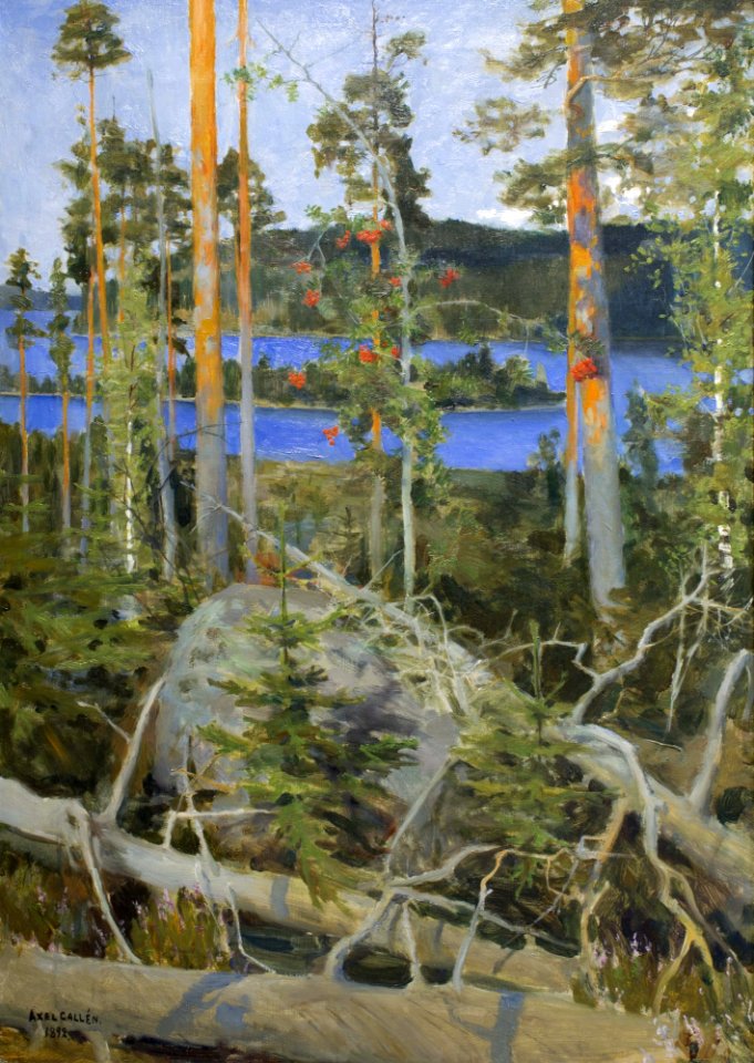 Akseli Gallen-Kallela - Lake in the Wilderness - Gösta Serlachius Fine Arts Foundation