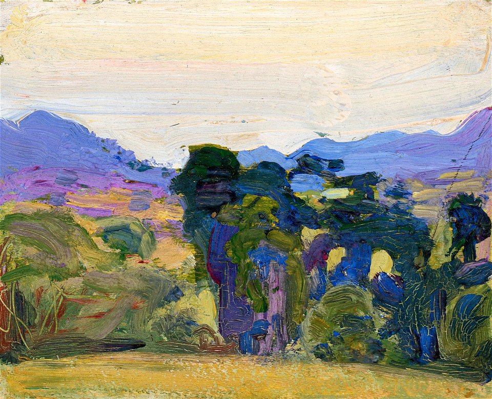 Akseli Gallen-Kallela - River Valley - A III 2174 - Finnish National Gallery