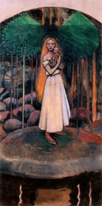 Akseli Gallen-Kallela - Marjatta and the Christ Child