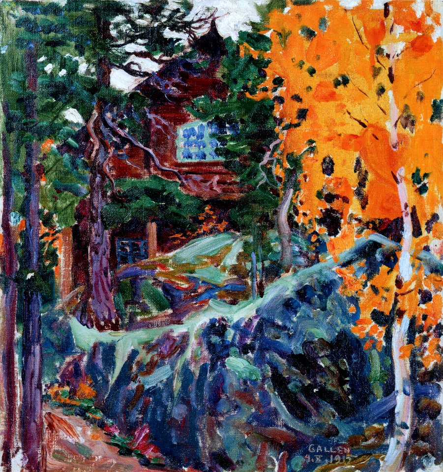 Akseli Gallen-Kallela - Kalela in Autumn