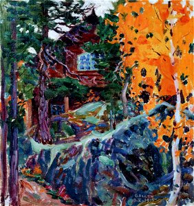 Akseli Gallen-Kallela - Kalela in Autumn