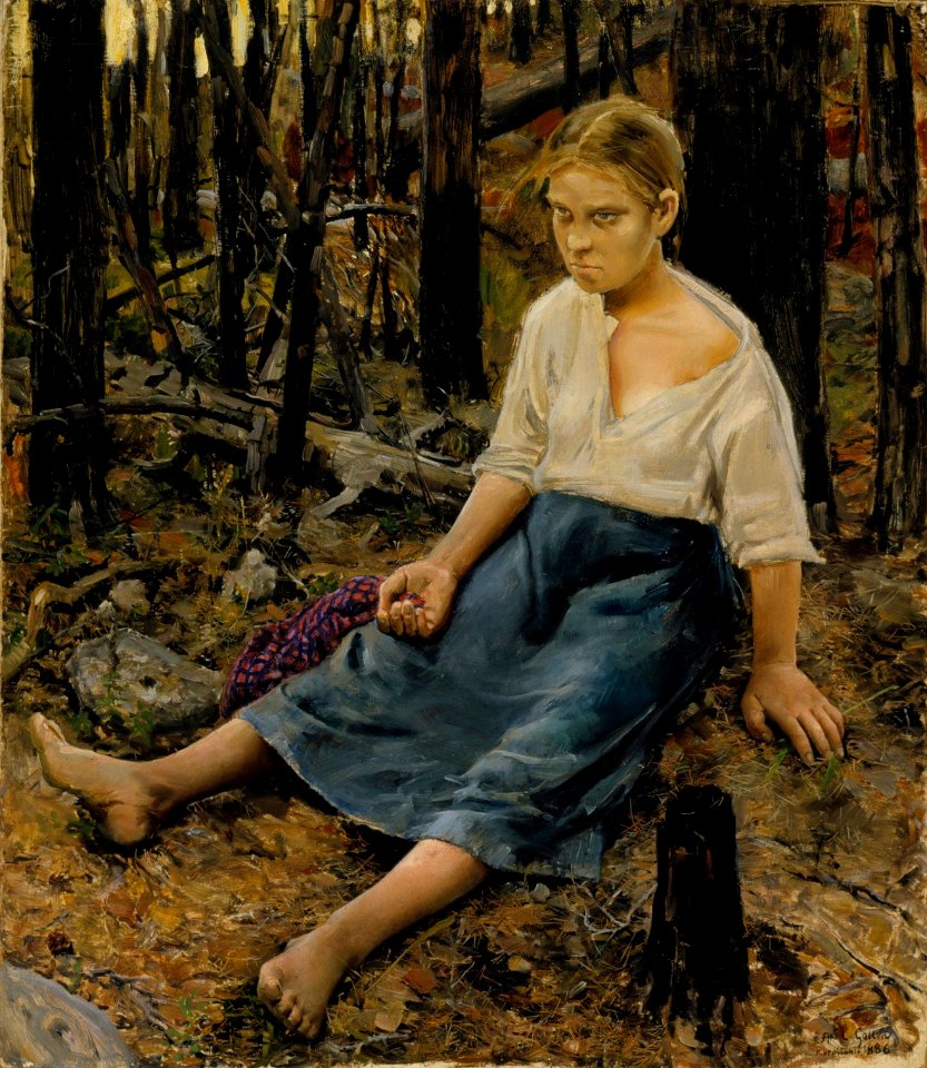 Akseli Gallen-Kallela - Lost - A III 2224 - Finnish National Gallery