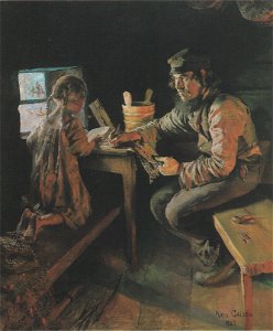 Akseli Gallen-Kallela - Ensiopetus