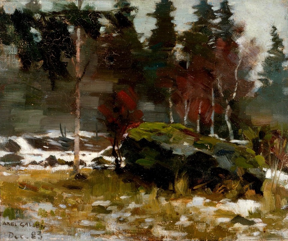 Akseli Gallen-Kallela - Early Spring - A III 2609 - Finnish National Gallery