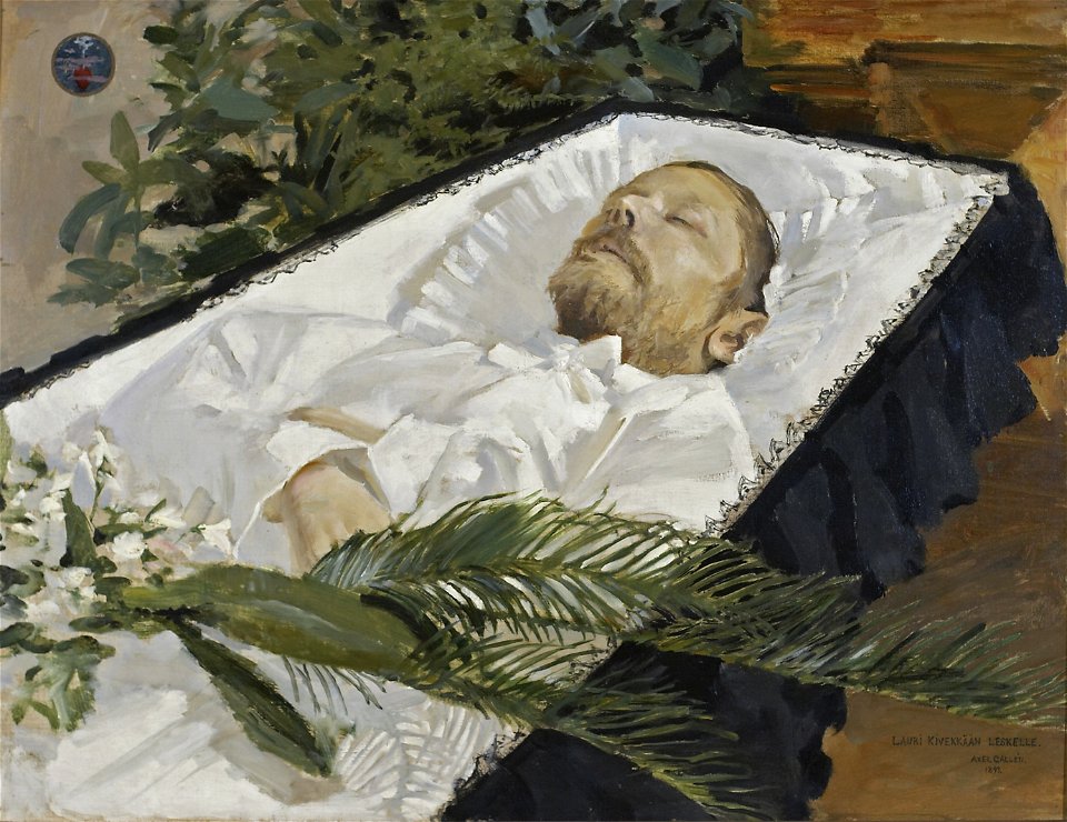 Akseli Gallen-Kallela - Lauri Kivekäs in his Coffin