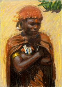 Akseli Gallen-Kallela - Portrait of Kenosua