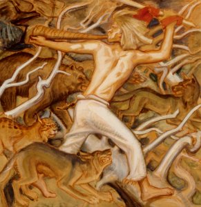 Akseli Gallen-Kallela - Kullervo Herding his Wild Flocks