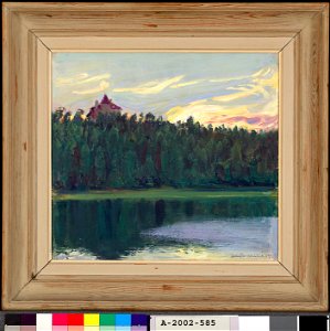 Akseli Gallen-Kallela - Lakeside Landscape - A-2002-585 - Finnish National Gallery