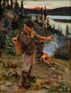 Akseli Gallen-Kallela - Shepherd Boy from Paanajärvi (1917 version)