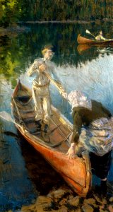 Akseli Gallen-Kallela - Midsummer Night - A I 473 - Finnish National Gallery