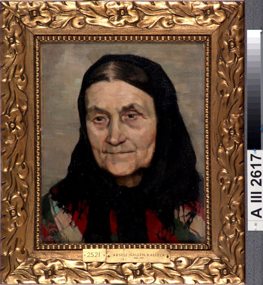 Akseli Gallen-Kallela - Old Peasant Woman - A III 2617 - Finnish National Gallery