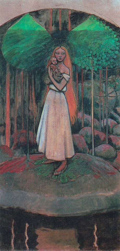 Akseli Gallen-Kallela - Marjatta rannalla