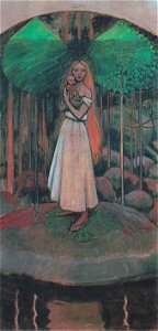 Akseli Gallen-Kallela - Marjatta rannalla