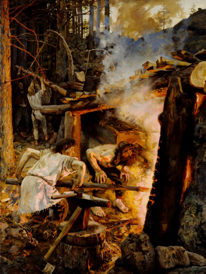 Gallen Kallela The Forging of the Sampo