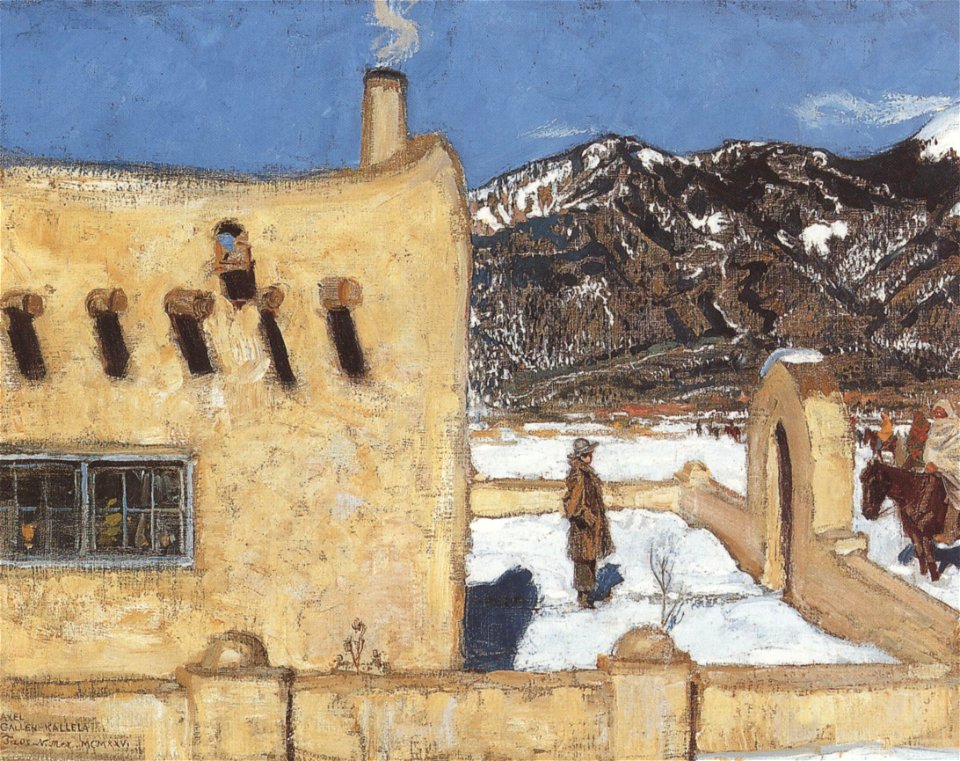 Akseli Gallen-Kallela - Our Home in Taos