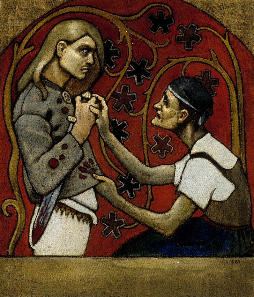 Akseli Gallen-Kallela - The Fratricide - Google Art Project